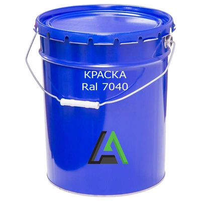 Краска порошковая полиэфирная RAL 7040